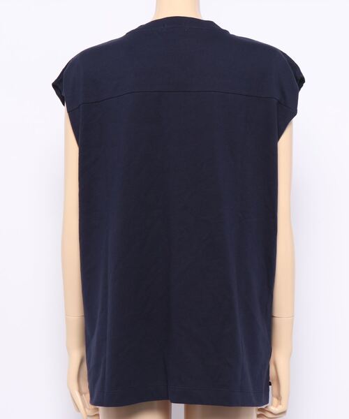 LOWRYS FARM（ローリーズファーム）の「ナンバリングノースリーブ　958893（Tシャツ/カットソー・レディース・オフホワイト/アイボリー/ネイビー・FREE）」の4枚目の写真