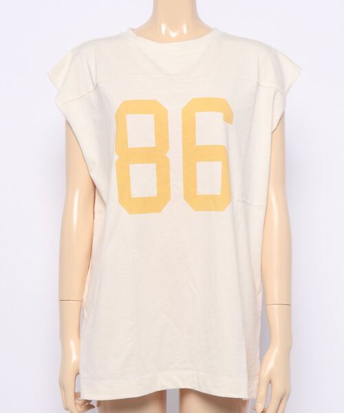 LOWRYS FARM（ローリーズファーム）の「ナンバリングノースリーブ　958893（Tシャツ/カットソー・レディース・オフホワイト/アイボリー/ネイビー・FREE）」の20枚目の写真
