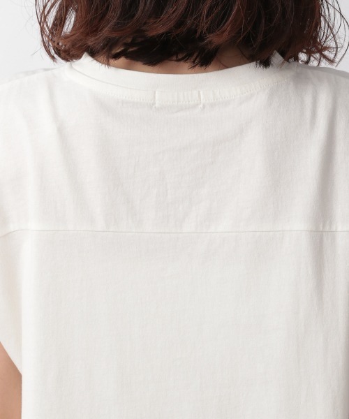 LOWRYS FARM（ローリーズファーム）の「ナンバリングノースリーブ　958893（Tシャツ/カットソー・レディース・オフホワイト/アイボリー/ネイビー・FREE）」の9枚目の写真