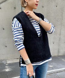 SHENERY | 深Vフリンジベスト(ベスト)