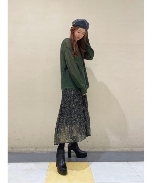 AZUL by moussy（アズールバイマウジー）の「SOCKS HEEL BOOTS/ソックスヒールブーツ（ブーツ・レディース・ブラック・SMALL/MEDIUM/LARGE）」の15枚目の写真
