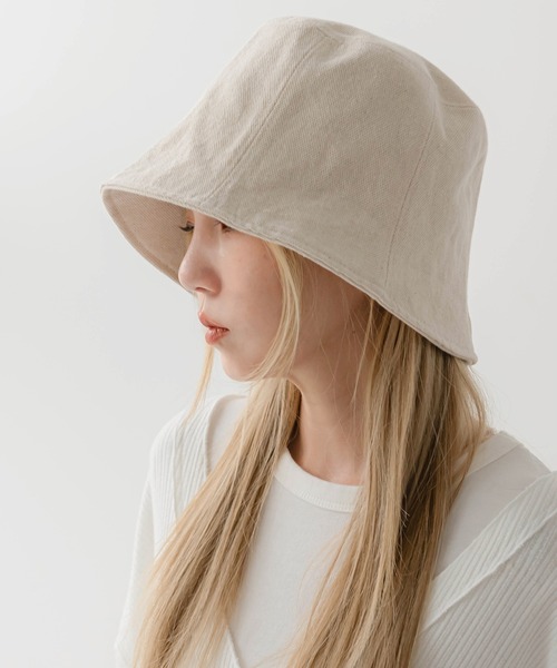 UNE MANSION（ユヌマンション）の「デイリーベーシックバケットハット（ハット・レディース・ブラック/ベージュ/アイボリー・ONE SIZE）」の11枚目の写真