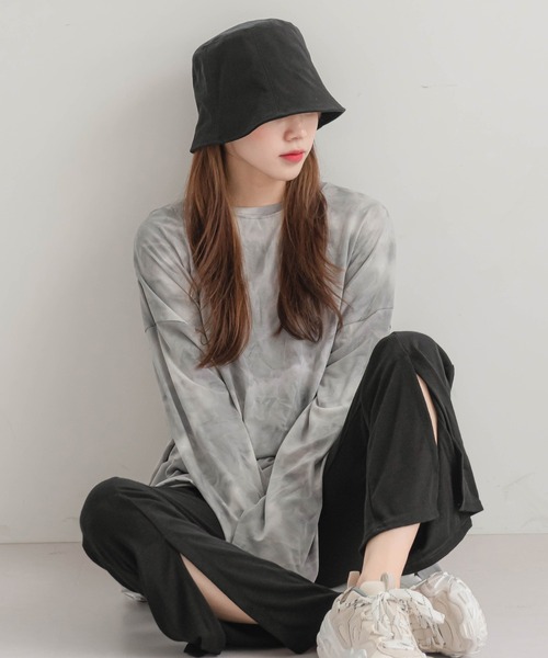 UNE MANSION（ユヌマンション）の「デイリーベーシックバケットハット（ハット・レディース・ブラック/ベージュ/アイボリー・ONE SIZE）」の17枚目の写真