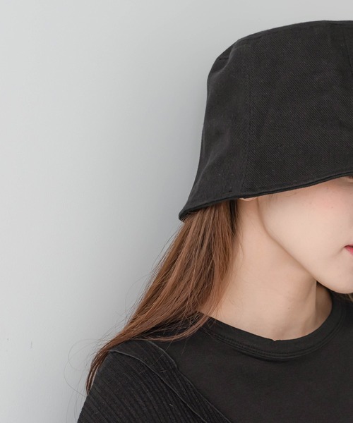 UNE MANSION（ユヌマンション）の「デイリーベーシックバケットハット（ハット・レディース・ブラック/ベージュ/アイボリー・ONE SIZE）」の14枚目の写真