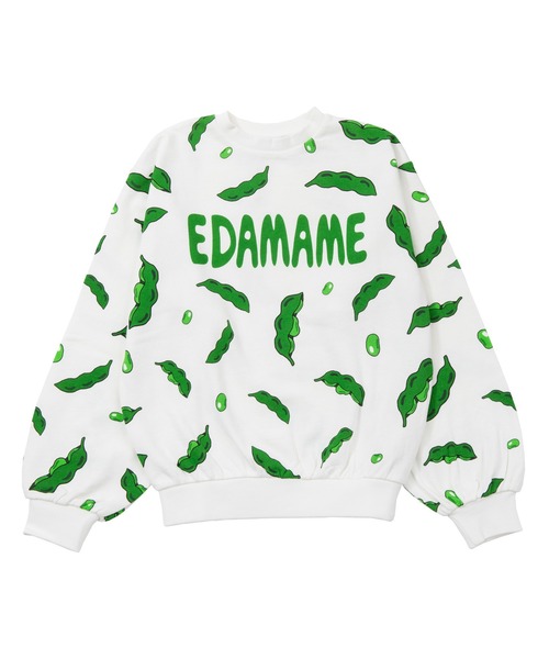 フード総柄スウェット(LEMON・NINJIN・EDAMAME)（スウェット