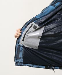 REPLAY◆エコダウンジャケット◆マーブルタイダイ柄◆リプレイ ブルゾン REPLAY◇エコダウンジャケット◇マーブルタイダイ柄◇リプレイ