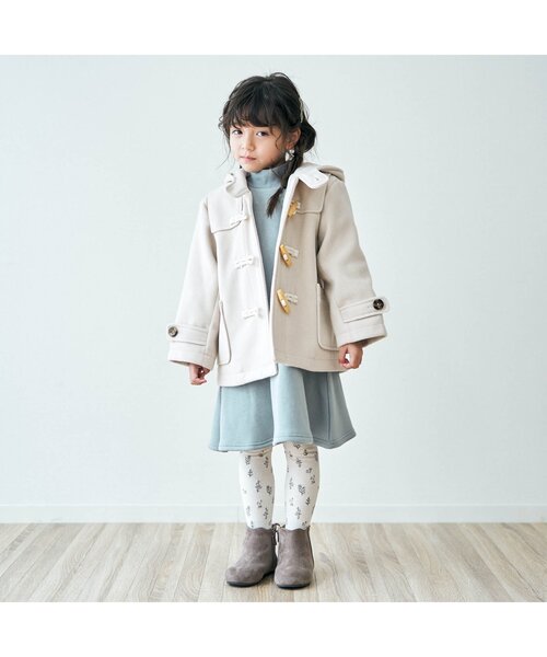 apres les cours（アプレレクール）の「お花柄タイツ（タイツ/ストッキング・キッズ・アイボリー/ライトグレー/ネイビー・110/90/140/100/120）」の8枚目の写真