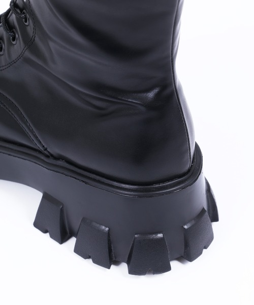 WC（ダブル シー）の「ロングデザインソールブーツ（ブーツ・レディース・ブラック・SMALL/MEDIUM）」の8枚目の写真