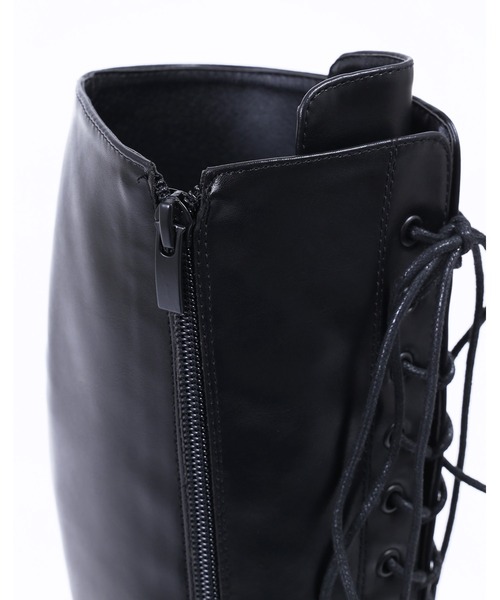 WC（ダブル シー）の「ロングデザインソールブーツ（ブーツ・レディース・ブラック・SMALL/MEDIUM）」の9枚目の写真