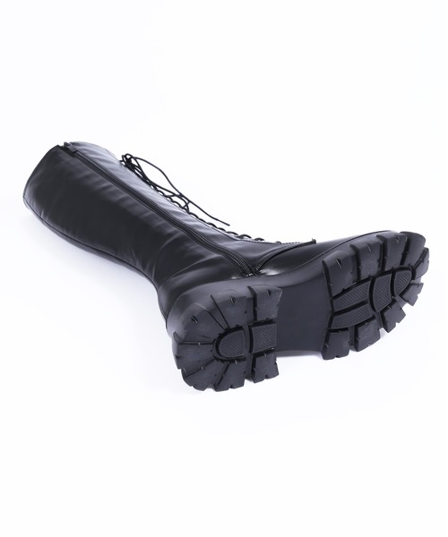 WC（ダブル シー）の「ロングデザインソールブーツ（ブーツ・レディース・ブラック・SMALL/MEDIUM）」の10枚目の写真