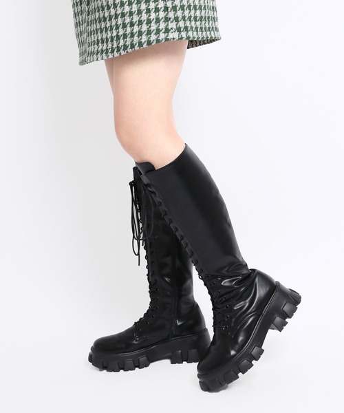 WC（ダブル シー）の「ロングデザインソールブーツ（ブーツ・レディース・ブラック・SMALL/MEDIUM）」の12枚目の写真