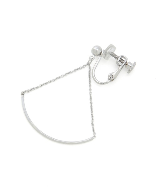 SALON adam et rope'（サロン アダム エ ロペ）の「メタルバースイングイヤリング（イヤリング・レディース・ゴールド/シルバー・FREE）」の4枚目の写真