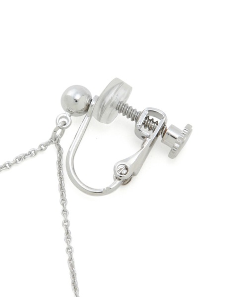 SALON adam et rope'（サロン アダム エ ロペ）の「メタルバースイングイヤリング（イヤリング・レディース・ゴールド/シルバー・FREE）」の5枚目の写真