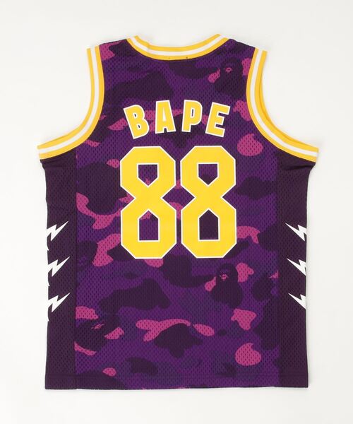 COLOR CAMO BAPE BASKETBALL TANK TOP JR