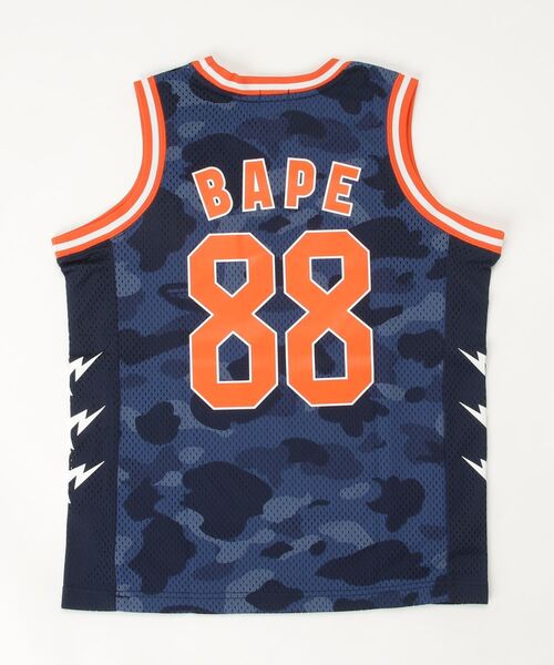 COLOR CAMO BAPE BASKETBALL TANK TOP JR