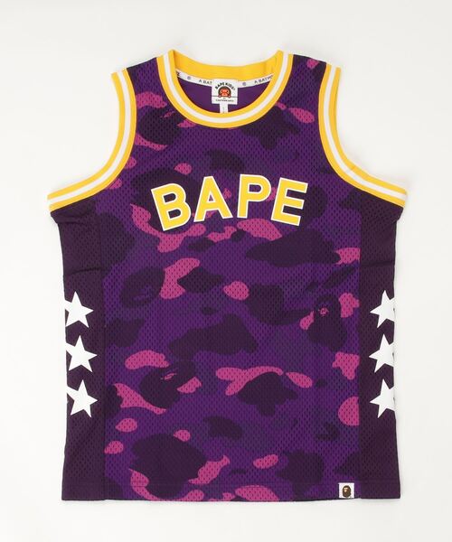 A BATHING APE（アベイシングエイプ）の「COLOR CAMO BAPE BASKETBALL
