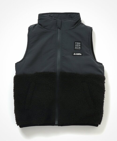 BREEZE by saori(ブリーズバイサオリ)の「WEB限定 GERRYベスト【BREEZE by saori】(ベスト・キッズ・ブラック/カーキ/ベージュ・90cm/130cm/100cm/120cm/140cm/110cm/150cm)」の2枚目の写真