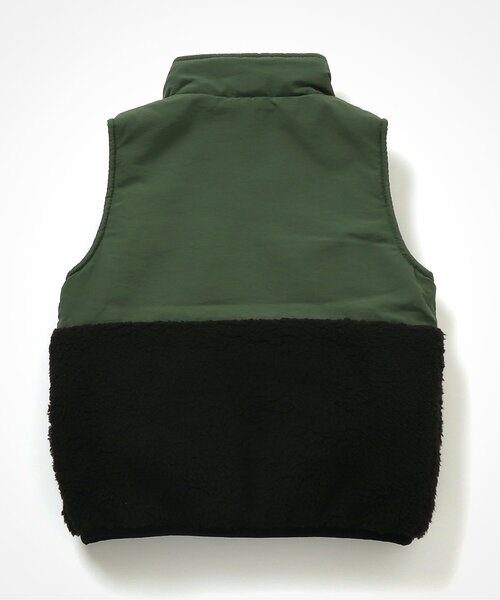 BREEZE by saori(ブリーズバイサオリ)の「WEB限定 GERRYベスト【BREEZE by saori】(ベスト・キッズ・ブラック/カーキ/ベージュ・90cm/130cm/100cm/120cm/140cm/110cm/150cm)」の4枚目の写真