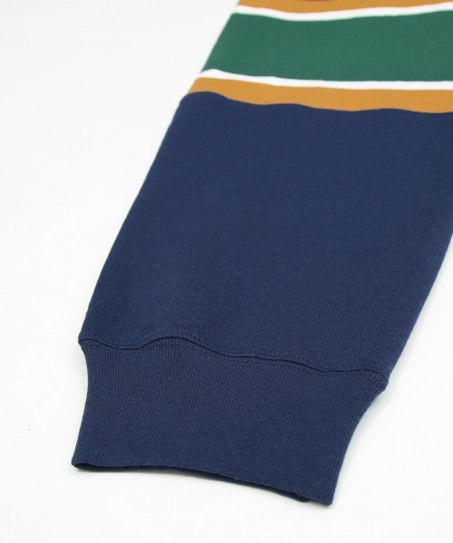 improves(インプローブス)の「パネル切替 ビッグシルエット ラガーシャツ(ポロシャツ・メンズ・ネイビー/スミクロ/グリーン・LARGE/MEDIUM)」の17枚目の写真