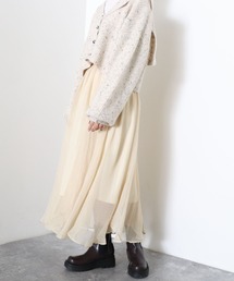 シャイニーシフォンイレヘムスカート