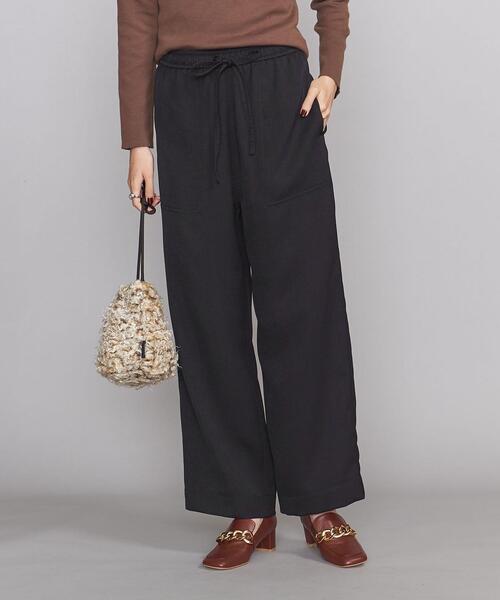BEAUTY&YOUTH UNITED ARROWS（ビューティーアンドユースユナイテッドアローズ）の「BY タンブラーツイルパッチポケット イージー パンツ2 -ウォッシャブル-（その他パンツ・レディース・ブラック/ブラウン/コバルトブルー/オリーブ・S/M/L）」の9枚目の写真