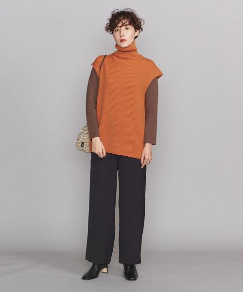 BEAUTY&YOUTH UNITED ARROWS（ビューティーアンドユースユナイテッドアローズ）の「BY タンブラーツイルパッチポケット イージー パンツ2 -ウォッシャブル-（その他パンツ・レディース・ブラック/ブラウン/コバルトブルー/オリーブ・S/M/L）」の13枚目の写真