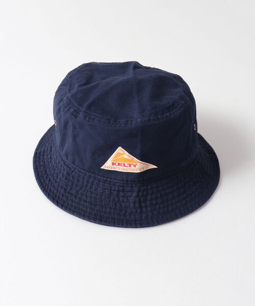 KELTY（ケルティ）の「【KELTY/ケルティ】TWILL BUCKET HAT ツイルバケットハット（ハット・メンズ・ブラック/ベージュ/ネイビー/ピンク・FREE）」の4枚目の写真