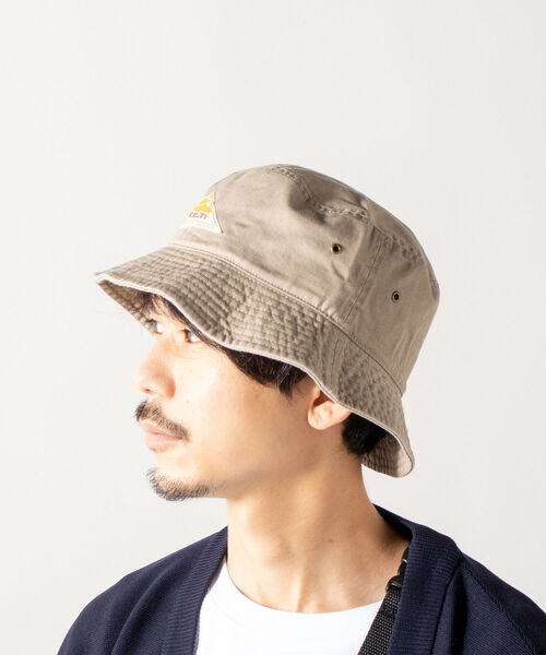 KELTY（ケルティ）の「【KELTY/ケルティ】TWILL BUCKET HAT ツイルバケットハット（ハット・メンズ・ブラック/ベージュ/ネイビー/ピンク・FREE）」の10枚目の写真