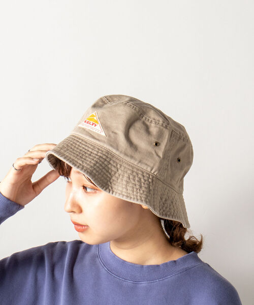 KELTY（ケルティ）の「【KELTY/ケルティ】TWILL BUCKET HAT ツイルバケットハット（ハット・メンズ・ブラック/ベージュ/ネイビー/ピンク・FREE）」の15枚目の写真