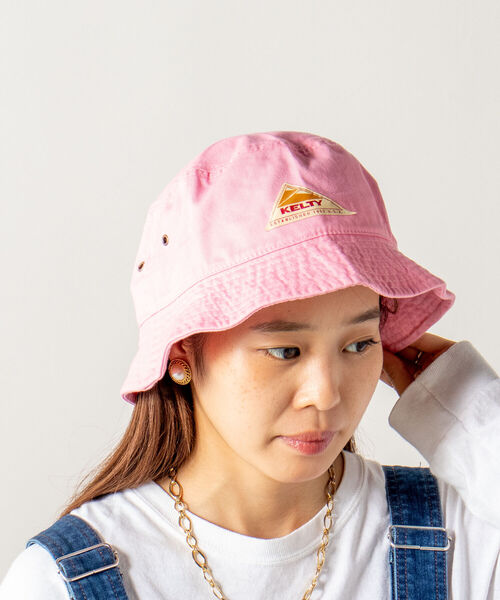KELTY（ケルティ）の「【KELTY/ケルティ】TWILL BUCKET HAT ツイルバケットハット（ハット・メンズ・ブラック/ベージュ/ネイビー/ピンク・FREE）」の19枚目の写真