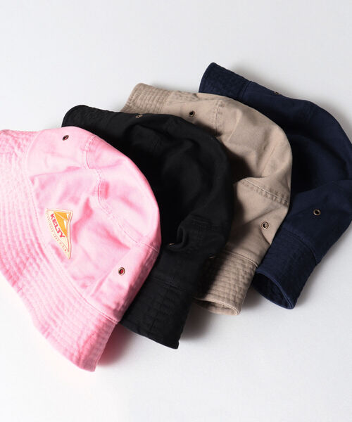 KELTY（ケルティ）の「【KELTY/ケルティ】TWILL BUCKET HAT ツイルバケットハット（ハット・メンズ・ブラック/ベージュ/ネイビー/ピンク・FREE）」の12枚目の写真