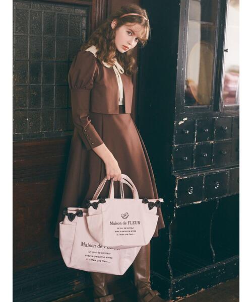 Maison de FLEUR（メゾンドフルール）の「8th Anniversary サイドポケットSトート（トートバッグ・レディース・ピンク・FREE）」の3枚目の写真