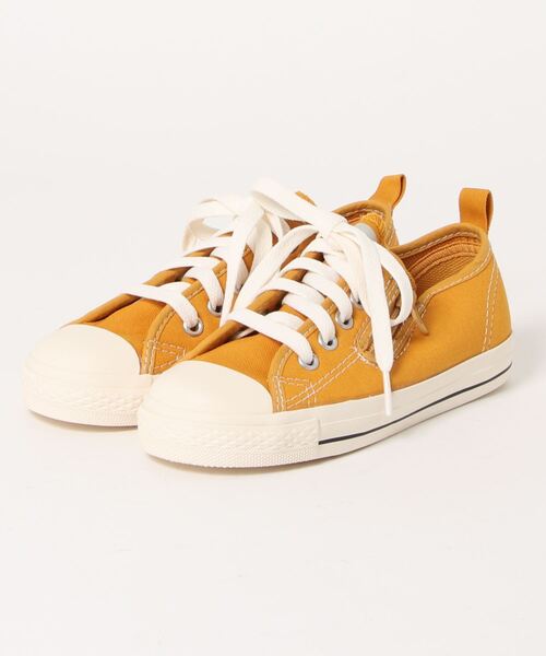 LOWRYS FARM(ローリーズファーム)の「ALLSTAR STITCH 955487(スニーカー・キッズ・グリーン/イエロー・18cm/19cm/17cm)」の2枚目の写真
