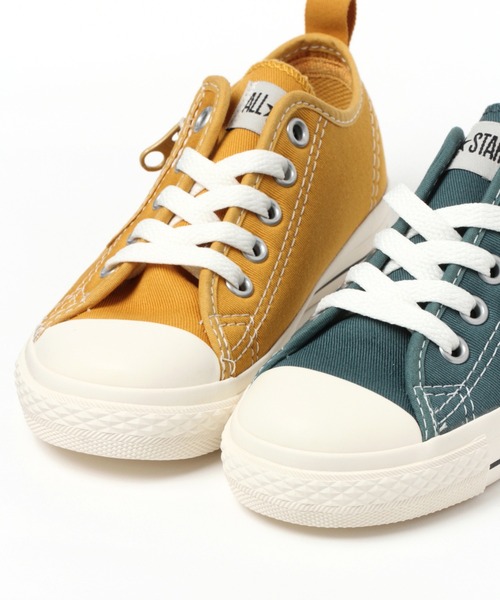 LOWRYS FARM(ローリーズファーム)の「ALLSTAR STITCH 955487(スニーカー・キッズ・グリーン/イエロー・18cm/19cm/17cm)」の14枚目の写真