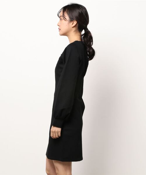 ENVYM（アンビー）の「スクエアネックポンチＯＰ（ワンピース・レディース・ベージュ/ブラック・FREE）」の8枚目の写真