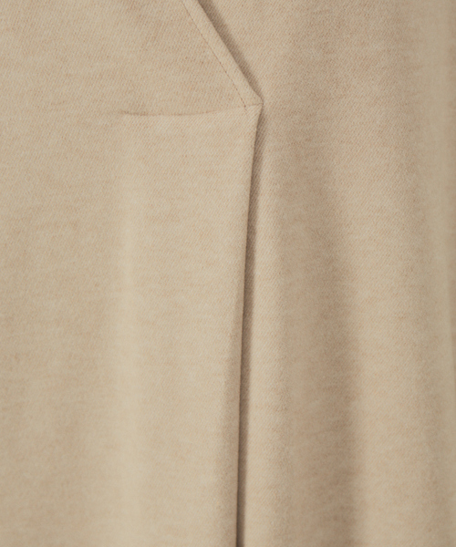 abahouse mavie（アバハウスマヴィ）の「ジャージーワンピース（ジャンパースカート・レディース・ブラック/アイボリー/エンジ・フリー）」の7枚目の写真