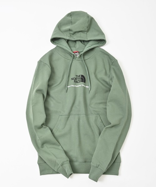 THE NORTH FACE(ザノースフェイス)の「THE NORTH FACE(ザ・ノース・フェイス) ボックスロゴ スウェットパーカー(パーカー・レディース・グリーン/グレー/ネイビー・S/M/L)」の13枚目の写真