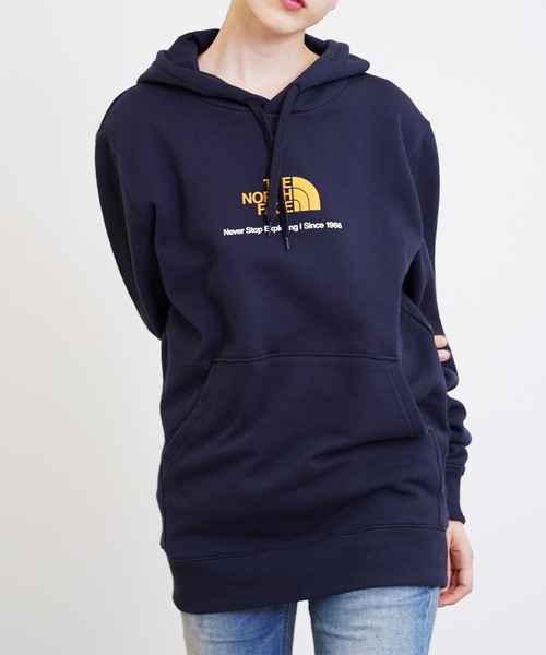 THE NORTH FACE(ザノースフェイス)の「THE NORTH FACE(ザ・ノース・フェイス) ボックスロゴ スウェットパーカー(パーカー・レディース・グリーン/グレー/ネイビー・S/M/L)」の20枚目の写真