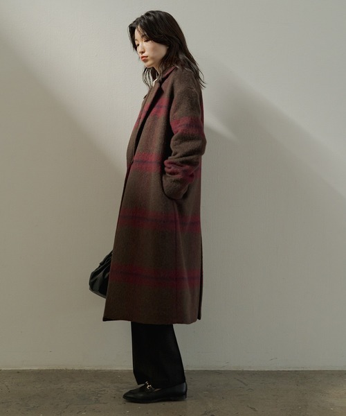 LOUNGEDRESS（ラウンジドレス）の「チェック柄チェスターコート 