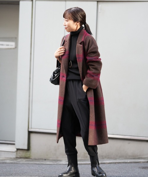 LOUNGEDRESS（ラウンジドレス）の「チェック柄チェスターコート