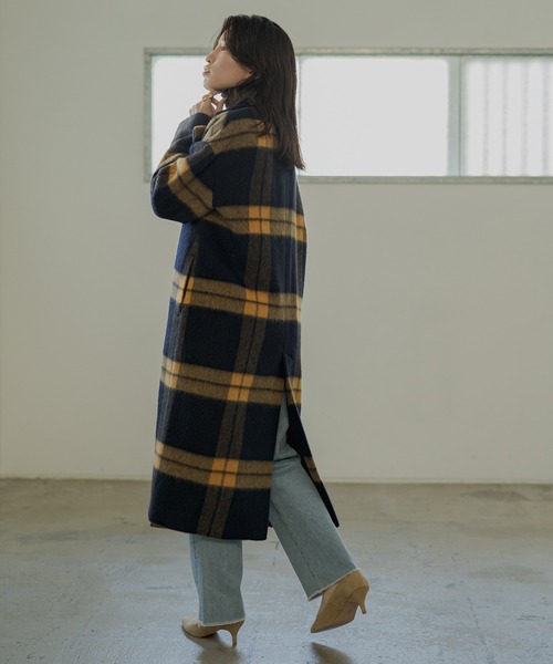 LOUNGEDRESS（ラウンジドレス）の「チェック柄チェスターコート