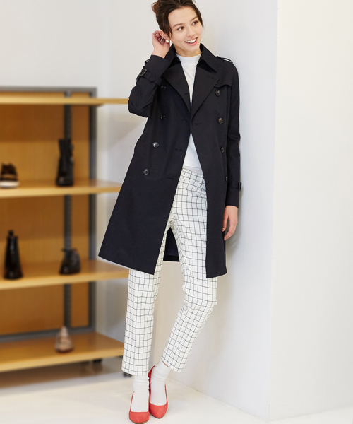 green label relaxing（グリーンレーベルリラクシング）の「◆GO C/GABA トレンチコート  3625 ◆（トレンチコート・レディース・ベージュ/ネイビー・44/34/38/40/36/42）」の2枚目の写真