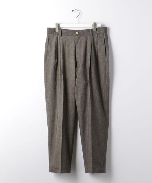 BRACTMENT（ブラクトメント）の「＜BRACTMENT（ブラクトメント）＞C/PU ヘリンボーン STD402 パンツ（その他パンツ・メンズ・ネイビー/ブラウン・40/36/38）」の2枚目の写真