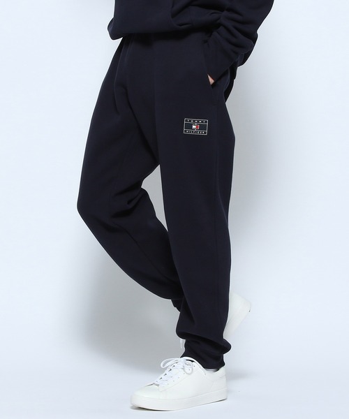 TOMMY HILFIGER（トミーヒルフィガー）の「テーパードスウェットパンツ（スウェットパンツ・メンズ・ネイビー/カーキ・SMALL/MEDIUM/LARGE/X-LARGE）」の2枚目の写真