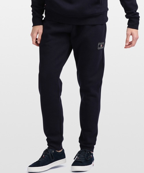 TOMMY HILFIGER（トミーヒルフィガー）の「テーパードスウェットパンツ（スウェットパンツ・メンズ・ネイビー/カーキ・SMALL/MEDIUM/LARGE/X-LARGE）」の3枚目の写真