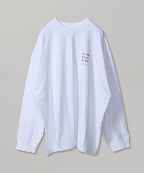 WE11DONE（ウェルダン）の「WE11DONE WHITE MULTICOLOR LOGO LONG SLEEVE T-SHIR WD-TT3-21-542-U-WH（Tシャツ/カットソー・レディース・ホワイト・X-SMALL）」の7枚目の写真