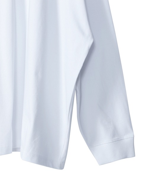 WE11DONE（ウェルダン）の「WE11DONE WHITE MULTICOLOR LOGO LONG SLEEVE T-SHIR WD-TT3-21-542-U-WH（Tシャツ/カットソー・レディース・ホワイト・X-SMALL）」の9枚目の写真