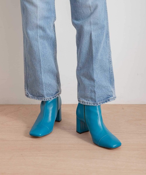 WANDERUNG（ワンデルング）の「『URBS別注』WANDERUNG　ex leather short boots（ブーツ・レディース・ブルー系その他/ピンク系その他・37/38/39/36）」の14枚目の写真