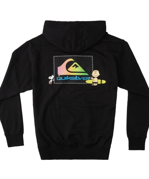 SNOOPY(スヌーピー)の「PEANUTS COOL KIDS HO/クイックシルバーピーナッツコラボプルオーバーパーカー(パーカー・メンズ・ブラック・SMALL/MEDIUM/LARGE/X-SMALL)」の2枚目の写真