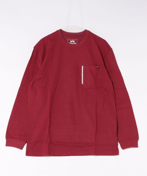 Walls（ウォールズ）の「【WALLS】（UN）L/S TEE（Tシャツ/カットソー・メンズ・チャコール/レッド/オリーブ/ネイビー/ブラック/グレー・LARGE/X-LARGE/MEDIUM）」の6枚目の写真